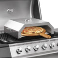 Iiaky Pizzaoven, met keramische steen, voor gas houtskool BBQ