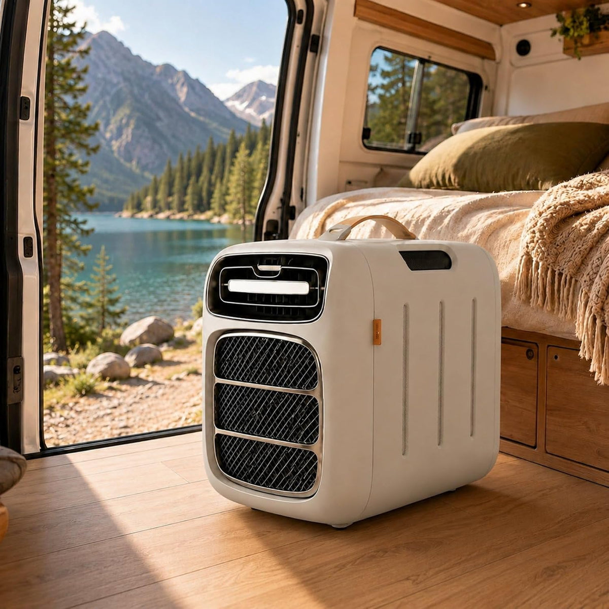 Mirrsset Mobiele airco airconditioning, 4800 BTU koeling, 800 W, met verwarming