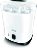 Sterilisators Nuby Sterilisator en droger, doodt 99,9% van de ziektekiemen, wit, voor babyflessen, elektrische stoomsterilisator