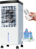 MhWrughts Mobiele airco Energiezuinige draagbare airconditioner, met ventilator (15 liter), met 3 windsnelheden en automatische koeling