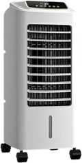 Mobiele airco Draagbare airconditioner, 12 uur timer, met 120° oscillatie, 3 modi, 3 snelheden, mistfunctie, stille verdampingskoeler