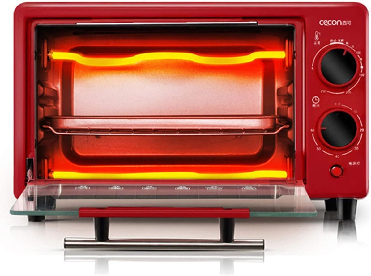 Rkyrrki Mini-oven Oven Solo Magnetron in zilver Tact ingebouwde elektrische, roestvrij staal, premium convectie-halogeenoven, fornuis, ideaal, bakken