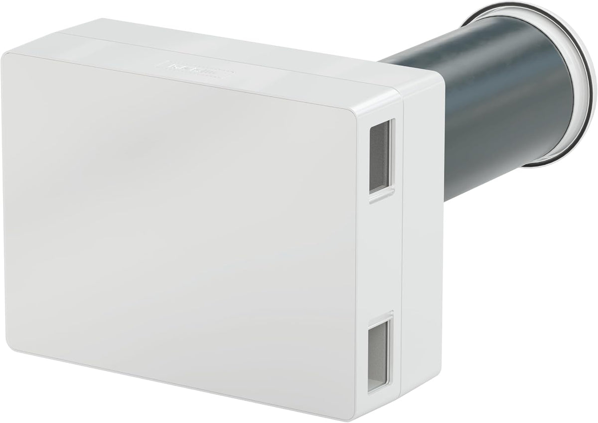 Siegenia Ventilator Aeroplus WRG wandventilator stil en energiebesparend, decentrale ventilatie unit, voor aanvoer- en afvoerlucht, geluidswering