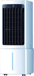 Mobiele airco Draagbare airconditioner verdampingskoeler, 35 dB stille koelventilator, met watertank 12 liter, 2 ijspakketten, 3 snelheden, voor thuis