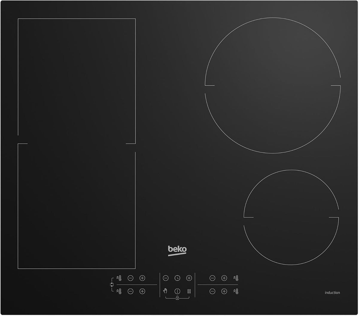 Beko Kookplaat, HII 64200 FMT 4-zone inductiekookplaat, met IndyFlex-systeem