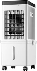 Gwfblid Mobiele airco Draagbare airconditioning, timer 7,5 uur, 15 l, 75 W, 3 modi, 3 snelheden, zonder slang, afneembare tank, luchtkoeler