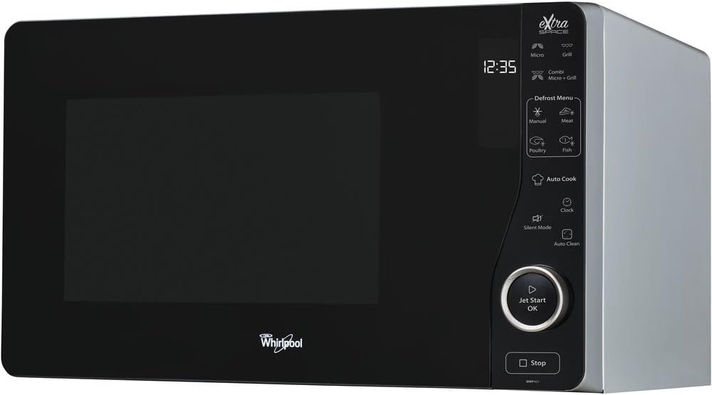 Magnetron Whirlpool MWF 421 SL, 25 liter, 800 watt, zilver