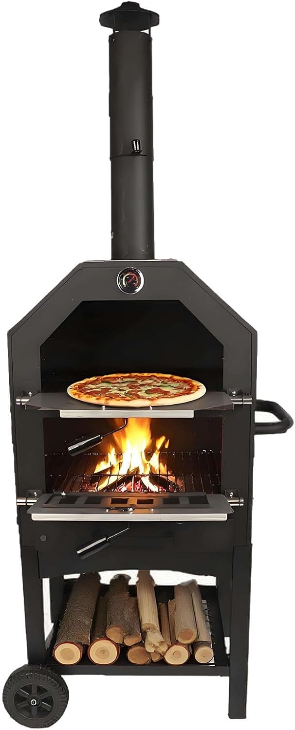 ylpddmm Pizzamaker Pizza-oven, voor buiten, terras