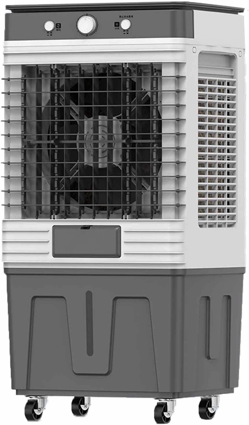 Mobiele airco Gthtuhfd Draagbare Airconditioner, 200W Industriële Luchtkoeler, Met 4 Universele Wielen, 50L Watertank, 3 Snelheden, Koelt Tot 60 M2