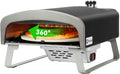 Pizzamaker Q Pizza Gas Pizza Oven Draagbare Propaan Pizza Oven, met Automatische Roterende Steen, voor Buiten Koken, Draagbare Gas Pizza Oven