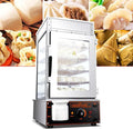 Voedselverwarmer Commerciële Broodje Stoomboot Gestoomd Broodbroodjes Voedsel Warmer, 30-110 °C Temperatuurbereik, Elektrische Warm Voedsel Warmer
