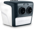 Mobiele airco Totalcool 3000 Draagbare Luchtkoeler, 12 volt en netvoeding, Wit/Grijs, Verdampingskoelsysteem, lichtgewicht, laag energieverbruik