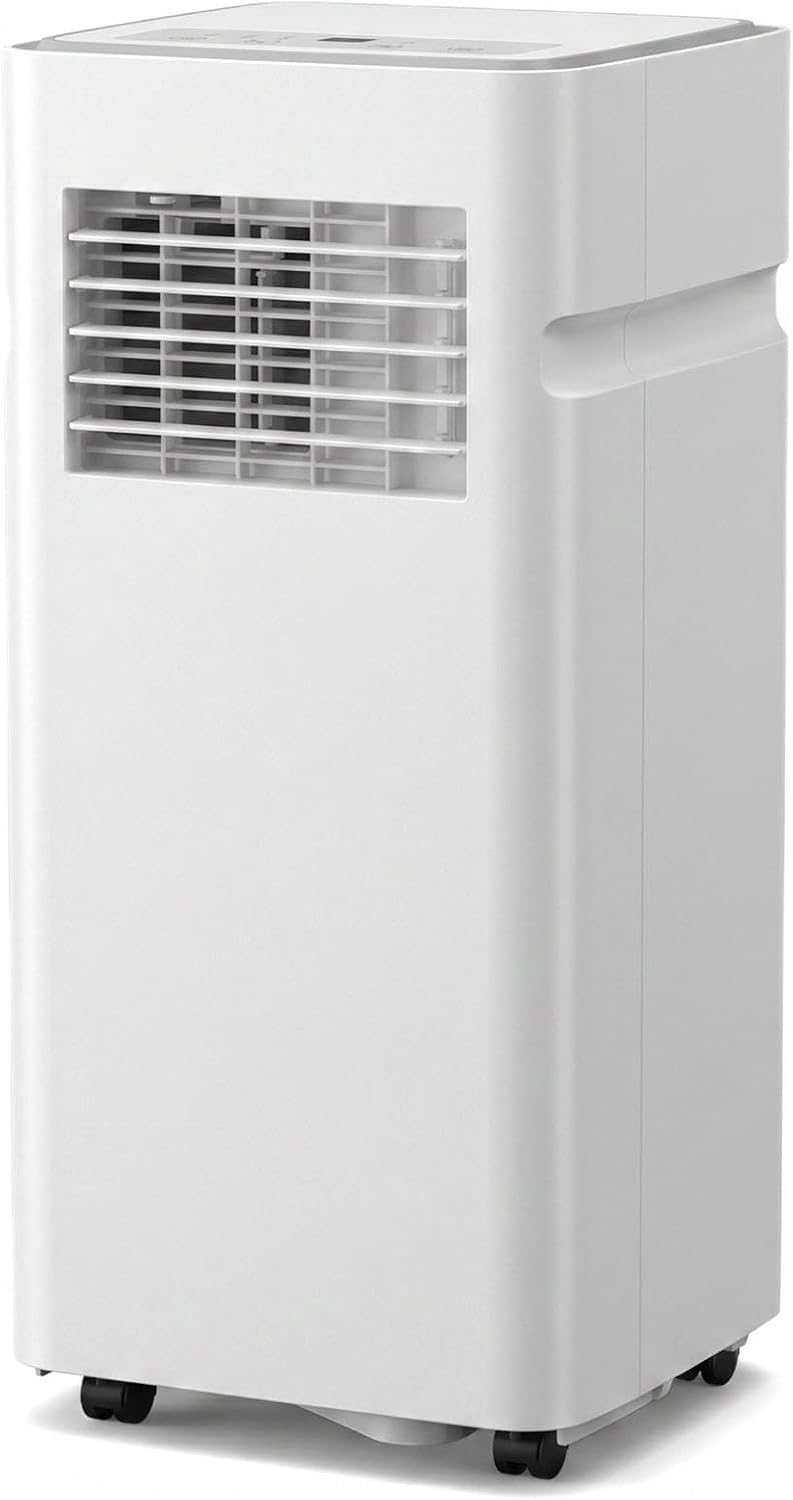Huanqin Mobiele airco 12000 BTU, slaapstand en 3 ventilatorstanden, Style 3, met afstandsbediening, vrijstaande luchtkoeler