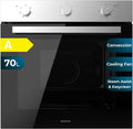 Grill Cecotec Bolero Hexa M236000 multifunctionele inbouwoven Time A, 2800 W, 70 l, 6 functies: Defrost, timer, convectie, koelventilator, basis XXL