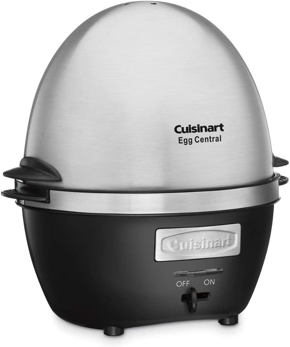Eierkoker Cuisinart CEC-10 Compacte elektrische, 600 W, omeletten, gepocheerde eieren, kuiten en hardgekookt