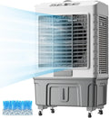 Mobiele airco Industriële koeling airconditioner, met 3 snelheden, 3 ijsboxen, 120 ° oscillatie, draagbare verdampingsluchtkoeler Koelventilator