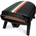 Pizzaoven Gino D'Acampo 14 inch gasgestookte, Modena, met ingebouwde thermometer, pizzasteen en roestvrijstalen constructie