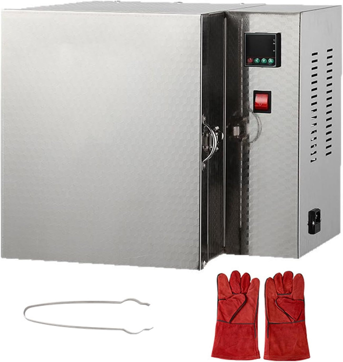Mini-oven Elektrische oven oven, 1500W, met Max 800 °C temperatuur, voor sieraden maken, metalen gieten en aardewerk beglazing