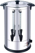 CVS2020.COM Waterdispenser CVS Elektrische horecagroon, 5,6 liter, 950 watt, commerciële koffie (5,6 liter), roestvrij staal, waterkoker, druppelkraan