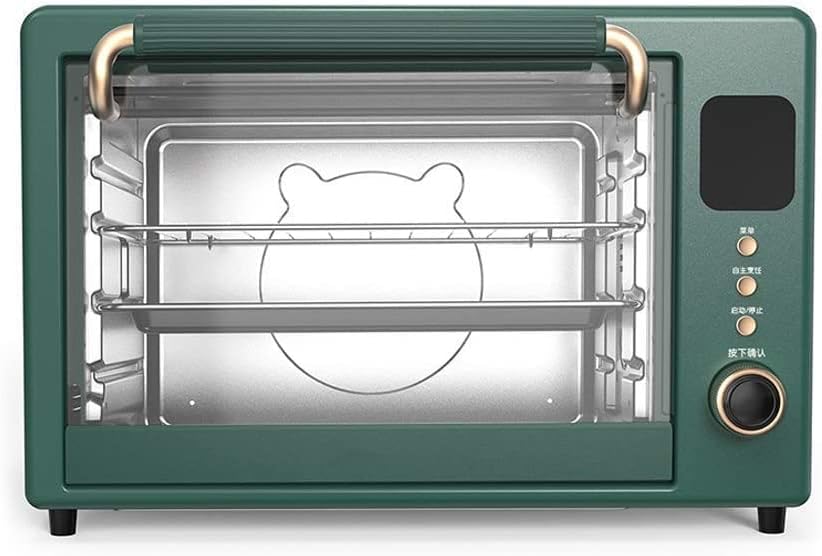 Rkyrrki Mini-oven Broodrooster, automatisch bakken, elektrische oven, huishouden, multifunctionele desktop-taartoven, convectie, werkblad