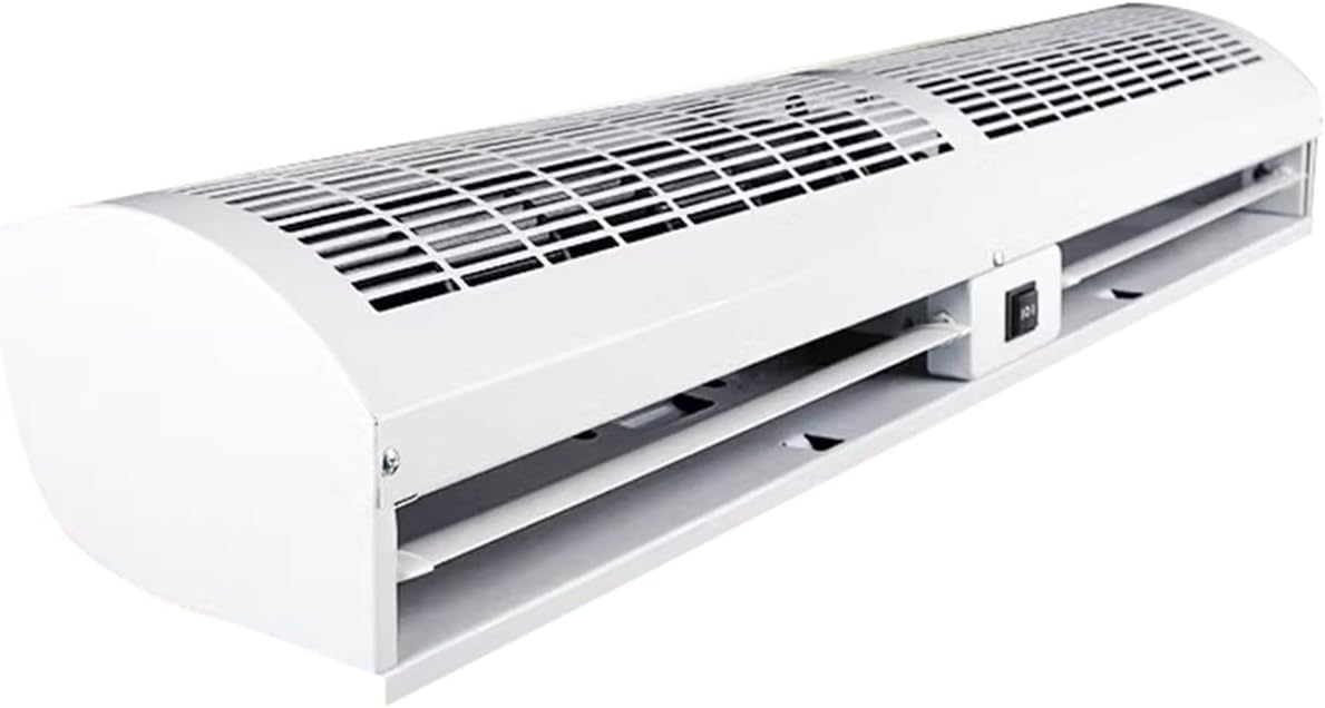 Yunhest Deuropeningsgordijn Luchtgordijn, Commercieel/thuisgebruik (Size : 100cm/40in), Inclusief Afstandsbediening, Met Twee Snelheden