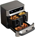 Grill Cuisinart Tri Zone Airfryer en Oven 13,6 L, 2 manden 4,3 L + oven 5 L, 3 zones, 9 functies: airfryen, zonder PFAS, braden, grillen, bakken