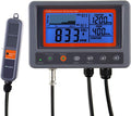 Gasdetector GAIN Express Digitale CO2 Kooldioxide IAQ Monitor Controller, met Relais Functie 4.5m Kabel NDIR Sensing Probe, voor Green House Home