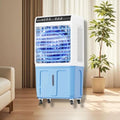 Qiyfoz Mobiele airco Vensterloze draagbare airconditioner, met 3 snelheden, 120 ° oscillerende industriële airconditioning, voor binnen buiten