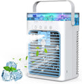 Tiptop Home Mobiele airco Draagbare airconditioning, timer 2/4/8 uur, tank 1000 ml, 4-in-1, 3 snelheden, 2 nevelmodi, zonder slang, stille ventilator
