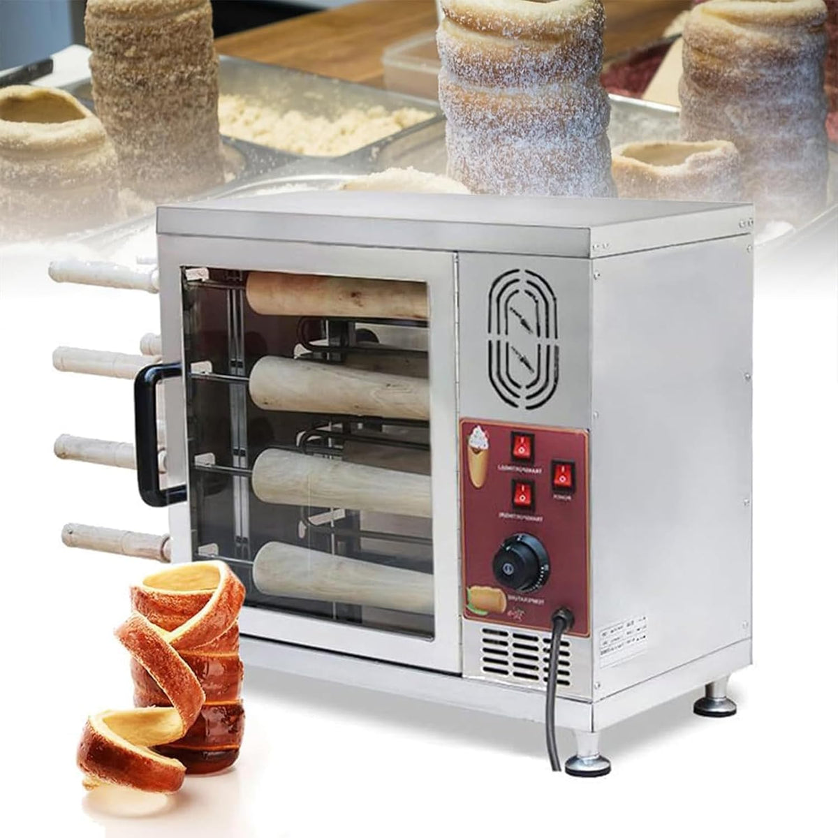 Broodbakmachine Commerciële Elektrische Oven, voor Schoorsteen Cake