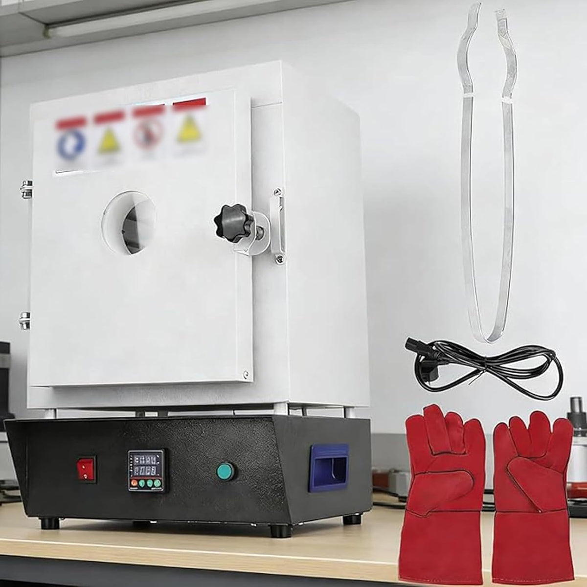 Feiphla Mini-oven Elektrische Oven, Voor Keramiek Thuisgebruik, Magnetronoven, Voor Keramiek A