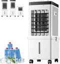 Mobiele airco Yntegrity Draagbare airconditioner, 7,5 uur timer, 4-in-1 verdampingsluchtkoeler, met 15L watertank, 3 snelheden, afstandsbediening