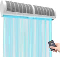 Huington Wand-airconditioner Wandgemonteerd luchtgordijn, met 2 snelheden, afstandsbediening
