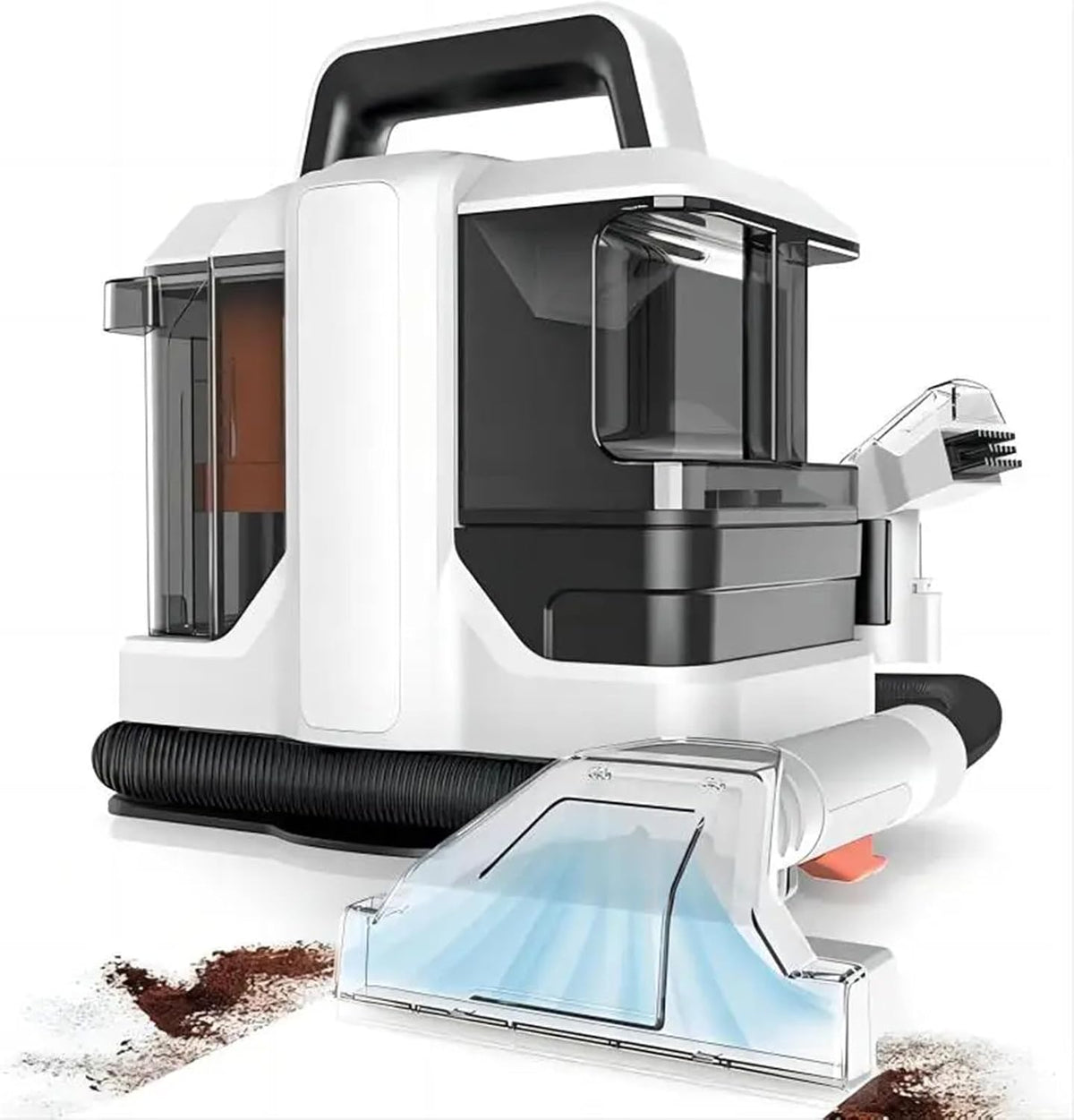 ZYT-Dhrucb Tapijtreiniger Thuis Watersproeitype Volautomatische inductie, spray/borstel/zuig-in-één functie